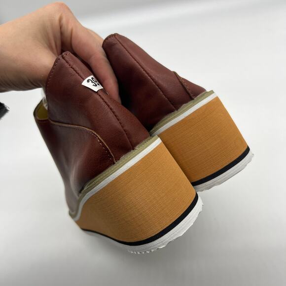 Ankle Boots Round Toe Casual Comfortable Lightweight Brown Size 8US /39CN - Picture 7 of 9